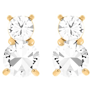 Double sided earrings swarovski on sale
