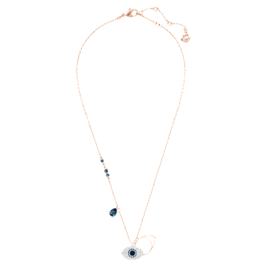Symbolica pendant, Evil eye, Blue, Mixed metal finish - Swarovski, 5172560
