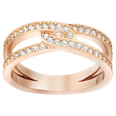 Rose gold swarovski crystal ring sale