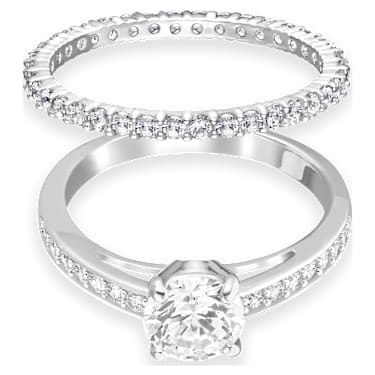 Swarovski ring stamped best sale 55