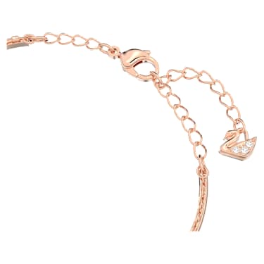 กำไล Sublima, ขาว, เคลือบโทนสีโรสโกลด์ - Swarovski, 5274892