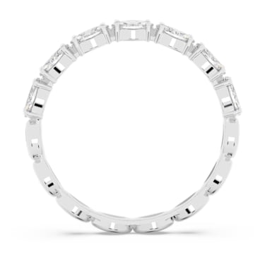 Vittore ring, Marquise cut, White, Rhodium plated - Swarovski, 5354786