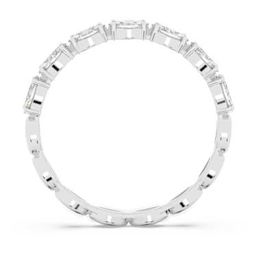 Vittore ring, Marquise cut, White, Rhodium plated | Swarovski
