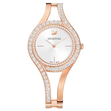 Reloj Eternal, Fabricado en Suiza, Pulsera de cristal, Tono oro rosa, Acabado tono oro rosa - Swarovski, 5377576
