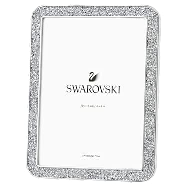 Ramka na zdjęcie Minera, Kształt prostokątny, Mała, W odcieniu srebra - Swarovski, 5379518