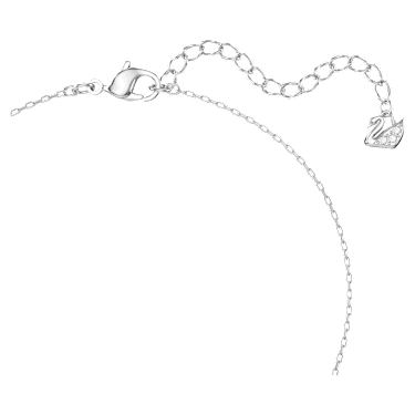 Magic pendant, Snowflake, White, Rhodium plated - Swarovski, 5428432
