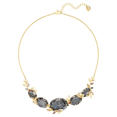 March Squirrel Necklace Multi coloured Gold tone plated Swarovski