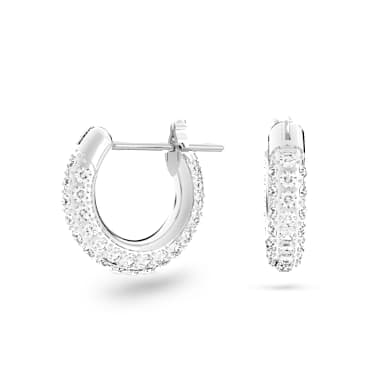 Swarovski stone hoop outlet earrings