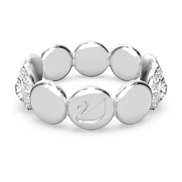 Swarovski angelic ring deals white rhodium plating