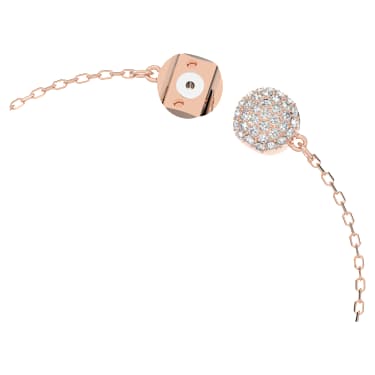 Dazzling Swan ブレスレット, マグネットクロージャー, スワン, ピンク, ローズゴールドトーン・プレーティング - Swarovski, 5472271