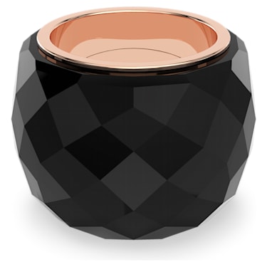 Bague swarovski noire store
