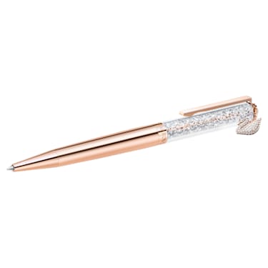 Crystalline ballpoint pen, Swan, Rose gold tone, Rose gold-tone plated - Swarovski, 5479552