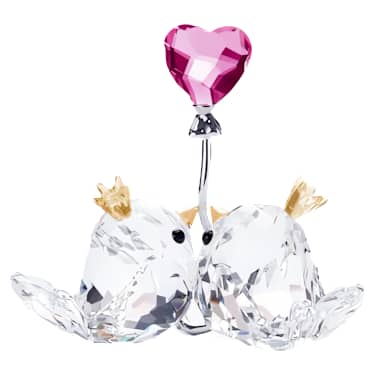 ラブバード ピンクハート | Swarovski