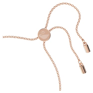 Symbolica bracelet, Infinity, evil eye and horseshoe, Blue, Rose gold-tone plated - Swarovski, 5497668