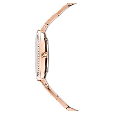 Cosmopolitan Saat, İsviçre Üretimi, Metal bileklik, Pembe, Pembe altın rengi yüzey - Swarovski, 5517800