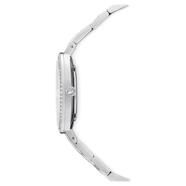 Ceas Cosmopolitan, Fabricat în Elveția, Brățară de metal, Nuanță argintie, Oțel inoxidabil - Swarovski, 5517807