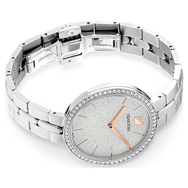 Cosmopolitan 워치, 스위스 메이드, 메탈 브레이슬릿, 실버 톤, 스테인리스 스틸 - Swarovski, 5517807