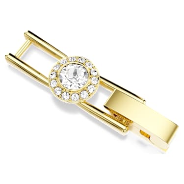 Podaljšek Una Angelic, Okrogli rez, Bel, PVD zlatega odtenka - Swarovski, 5517926