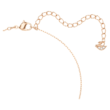 Collier Swarovski Infinity, Infini et cœur, Blanc, Finition mix de métal - Swarovski, 5518865
