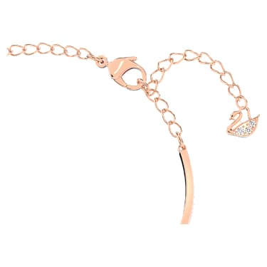 Hyperbola 手鐲, 無限符號和心形, 白色, 多種金屬潤飾 - Swarovski, 5518869