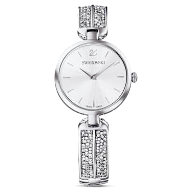 Dream Rock 腕表, 瑞士制造, 金属手链, 银色, 不锈钢 - Swarovski, 5519309