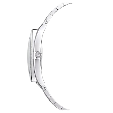 นาฬิกา Crystalline Aura, Swiss Made, สร้อยข้อมือโลหะ, โทนสีเงิน, สเตนเลสสตีล - Swarovski, 5519462