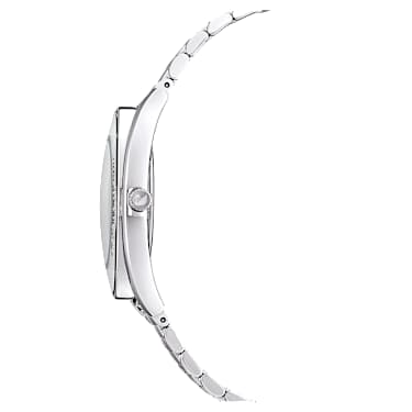 Crystalline Aura 워치, 스위스 메이드, 메탈 브레이슬릿, 실버 톤, 스테인리스 스틸 - Swarovski, 5519462