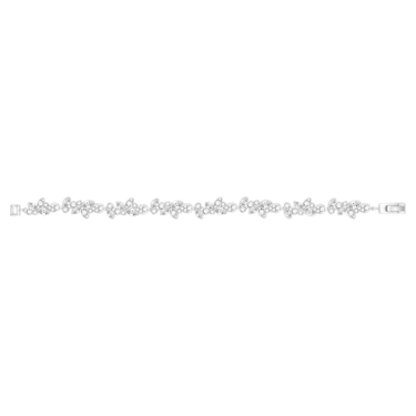 Βραχιόλι Diapason, Μείξη κοπών, Λευκό, Επιμετάλλωση ροδίου - Swarovski, 5528190