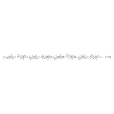 Diapason 브레이슬릿, 믹스 컷, 화이트, 로듐 플래팅 - Swarovski, 5528190