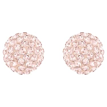 Blow 耳釘, 粉紅色, 鍍玫瑰金色調 - Swarovski, 5528456