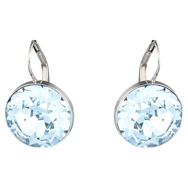 Orecchini pendenti Bella, Blu, Placcato rodio - Swarovski, 5528515