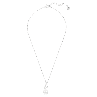Gabriella 鏈墜, 白色, 鍍白金色 - Swarovski, 5528731