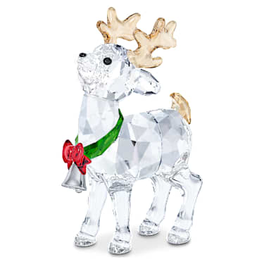 Joyful Božičkov severni jelen - Swarovski, 5532575