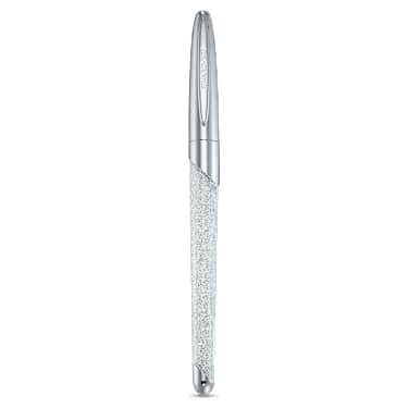 Kroglično pisalo Crystalline Nova, Srebrn odtenek, Prevleka zlatega odtenka - Swarovski, 5534320