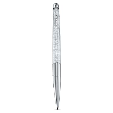 Penna a sfera Crystalline Nova, Tono argentato, Cromato - Swarovski, 5534324