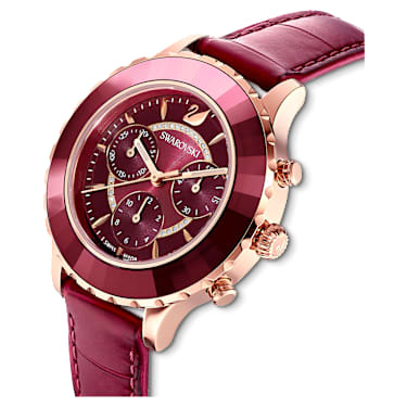 Reloj shop swarovski rojo