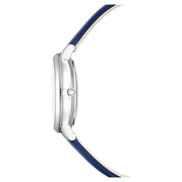 Crystalline Joy watch, Swiss Made, Leather strap, Blue Crystalline Joy watch, Swiss Made, Leather strap, Blue