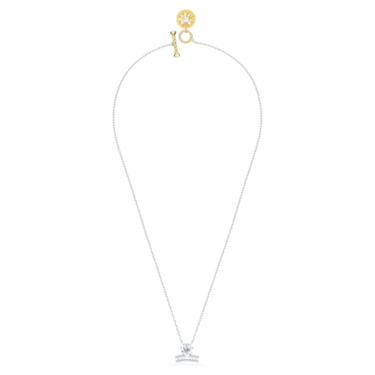 Zodiac II pendant, Libra, White, Mixed metal finish - Swarovski, 5563895