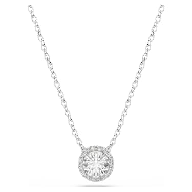 Pendentif Una Angelic, Taille ronde, Blanc, Métal rhodié - Swarovski, 5567931