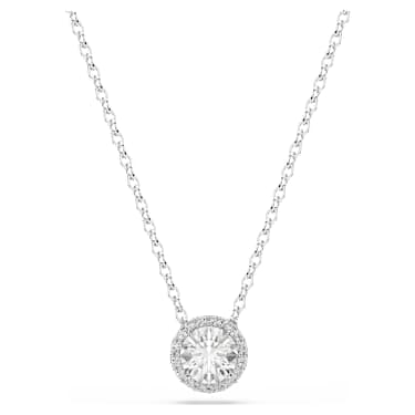 Una Angelic ペンダント, ラウンドカット, ホワイト, ロジウム・プレーティング - Swarovski, 5567931
