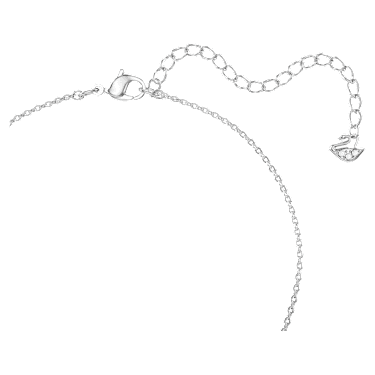 Una Angelic 鏈墜, 圓形切割, 白色, 鍍白金色 - Swarovski, 5567931