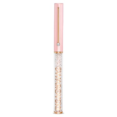 Bolígrafo Crystalline Gloss, Rosa, Lacado rosa, baño tono oro rosa - Swarovski, 5568756