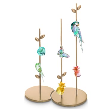 Jungle Beats Imán Hoja, Azul, Pequeño - Swarovski, 5572155