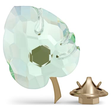 Jungle Beats Leaf Magnet, Green, Large - Swarovski, 5572156