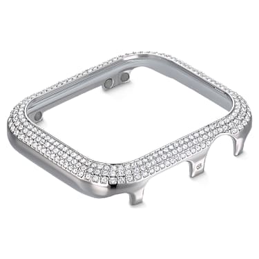 Sparkling 的錶殼, 適用於 Apple Watch® Series 4 和 5, 40 毫米, 銀色 - Swarovski, 5572573