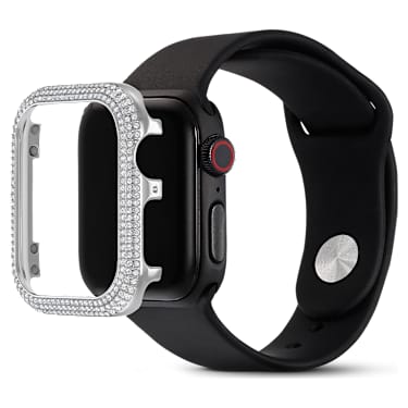 Sparkling 的錶殼, 適用於 Apple Watch® Series 4 和 5, 40 毫米, 銀色 - Swarovski, 5572573