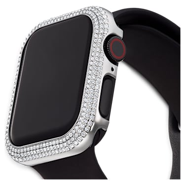 Sparkling 的錶殼, 適用於 Apple Watch® Series 4 和 5, 40 毫米, 銀色 - Swarovski, 5572573