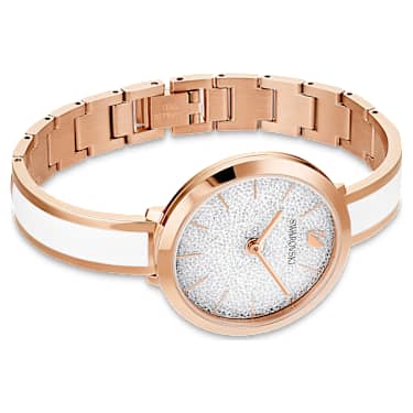 Montre discount blanche swarovski