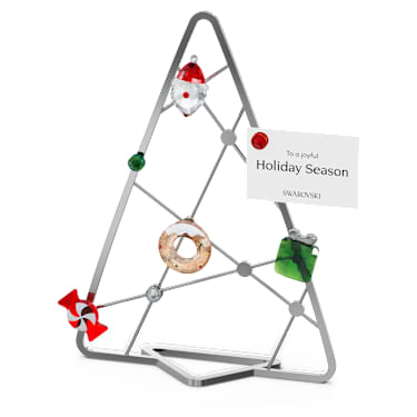 Holiday Cheers带有磁石的圣诞树, 一套七件 - Swarovski, 5596393