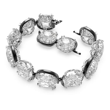 Harmonia 브레이슬릿, 쿠션 컷, 화이트, 믹스 메탈 피니시 - Swarovski, 5600047